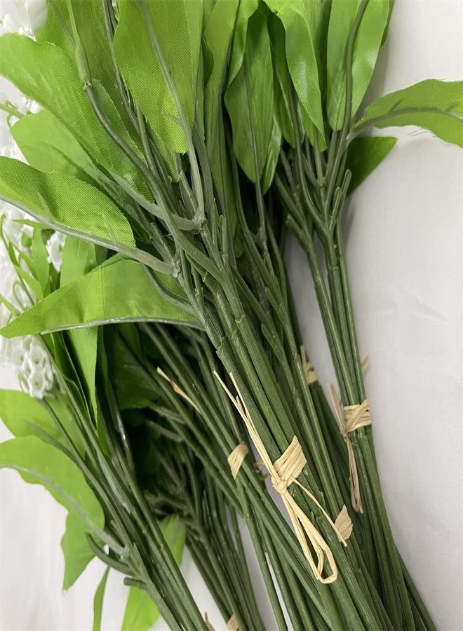 LebriTamFa Artificial Lily of The Valley Flowers Arrangement Bundle for Wedding Bouquet Home Decor Garden Decoration White Wedding Artificial Flowers (White, 6) - Image 4
